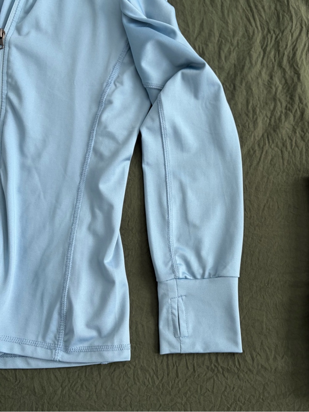 Active Basic Light Blue Full-Zip Jacket - Picture 2 of 4
